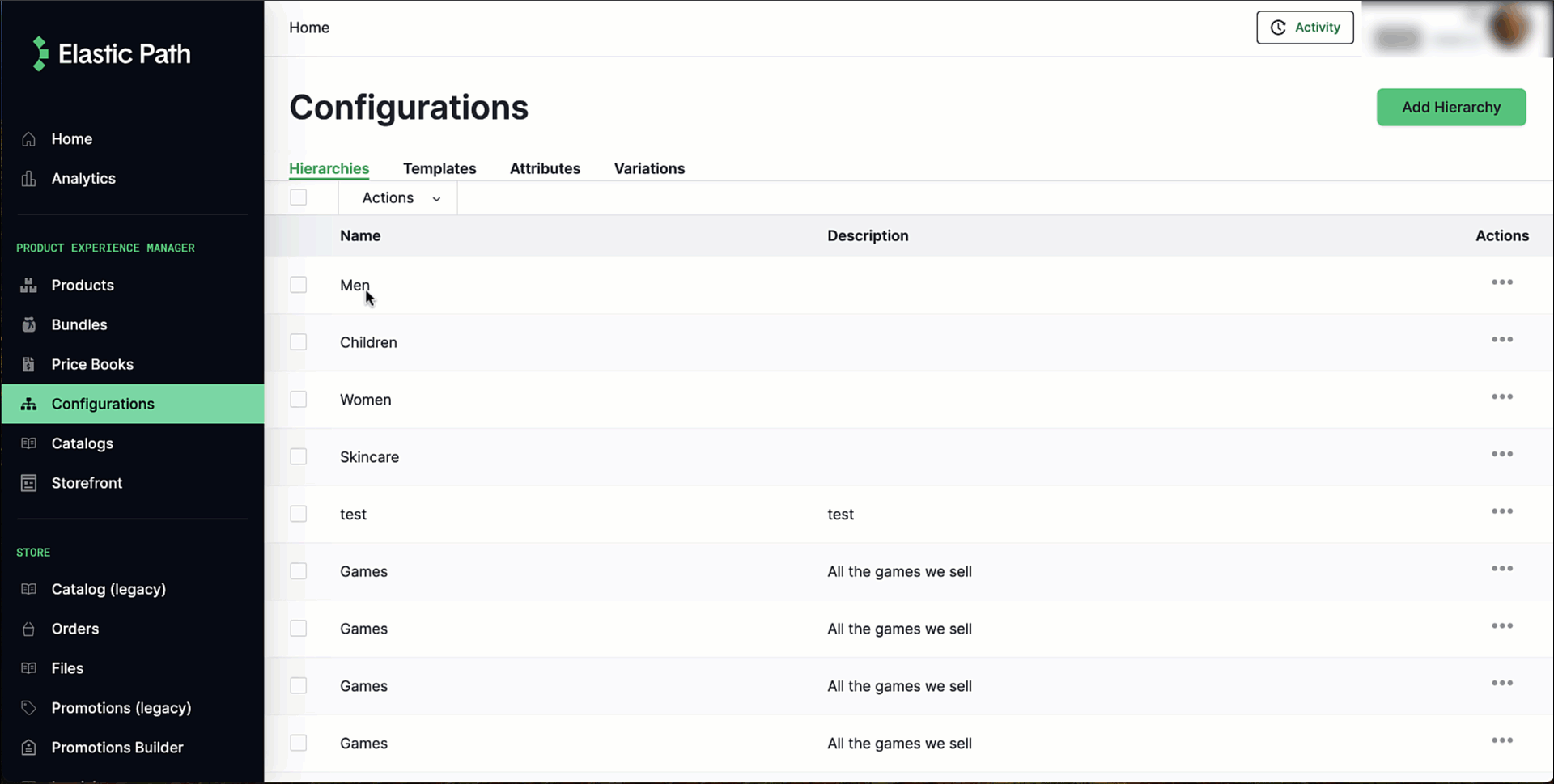 assigning products to a node